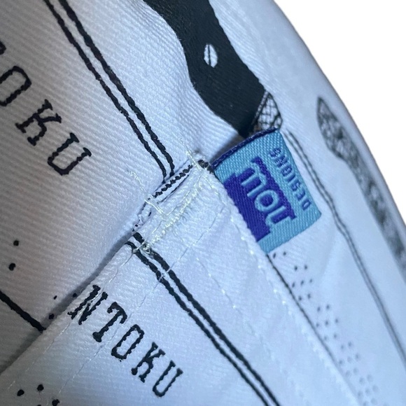 NOW DESIGNS Print Apron 27” x 32”L 29” Tie Black & White 100% Cotton NEW - Picture 4 of 14